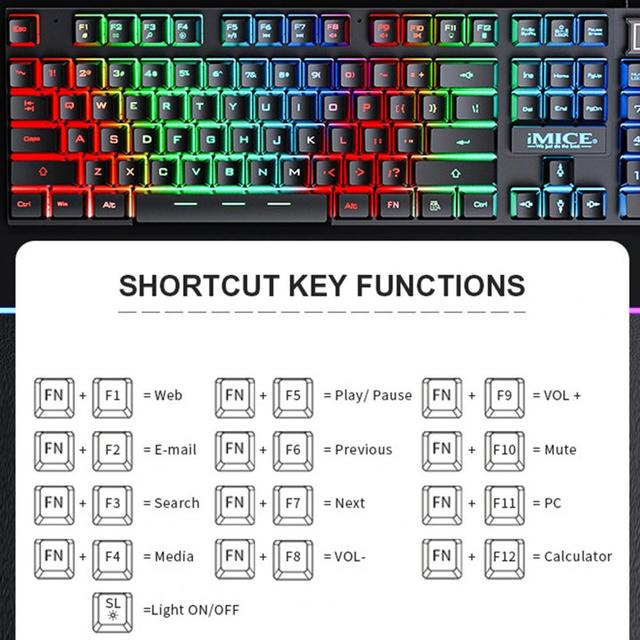 Teclado de mesa de digitação confortável teclado com fio compacto jogo de  jogo prático usb confiável teclado do jogo - AliExpress